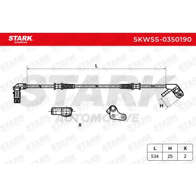 ABS Sensor Stark SKWSS-0350190 SKWSS-0350190 - foto 5