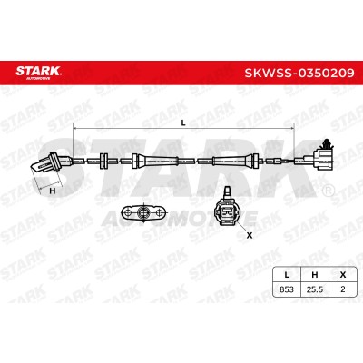 ABS Sensor Stark SKWSS-0350209 SKWSS-0350209 - foto 6