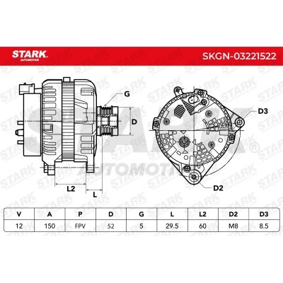 Generator Stark SKGN-03221522 SKGN-03221522 - foto 6