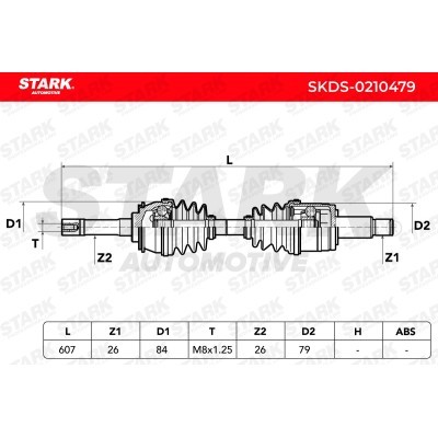 Antriebswelle Stark SKDS-0210479 SKDS-0210479 - foto 7