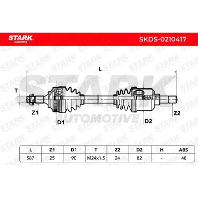 Antriebswelle Stark SKDS-0210417 SKDS-0210417 - foto 5