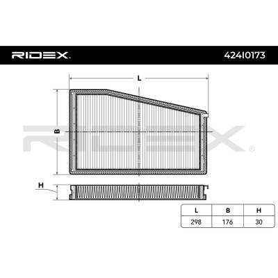 Filter, Innenraumluft RIDEX 424I0173 424I0173 - foto 4