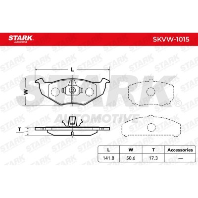 Bremsbeläge Satz Stark SKVW-1015 SKVW-1015 - foto 2