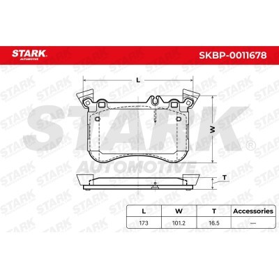 Bremsbeläge Satz Stark SKBP-0011678 SKBP-0011678 - foto 5