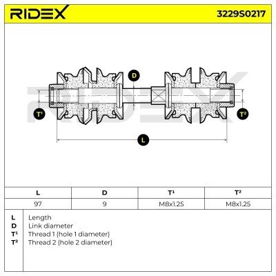 Stabilisator Stange RIDEX 3229S0217 3229S0217 - foto 10