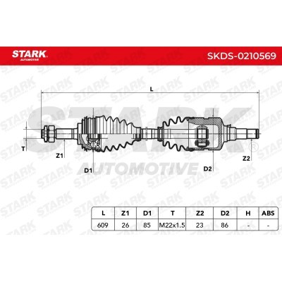 Antriebswelle Stark SKDS-0210569 SKDS-0210569 - foto 7