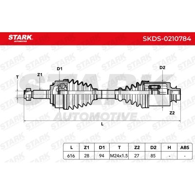 Antriebswelle Stark SKDS-0210784 SKDS-0210784 - foto 7