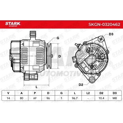 Generator Stark SKGN-0320462 SKGN-0320462 - foto 7