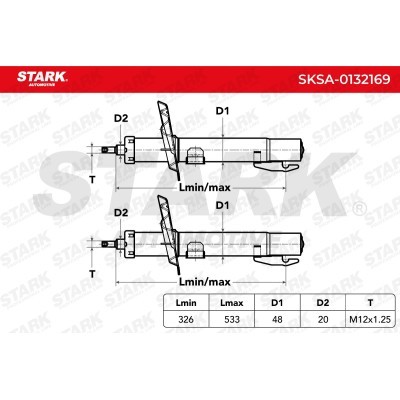 Stoßdämpfer Stark SKSA-0132169 SKSA-0132169 - foto 4
