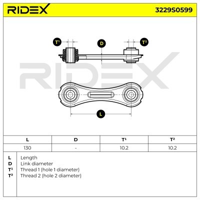 Stabilisator Stange RIDEX 3229S0599 3229S0599 - foto 4