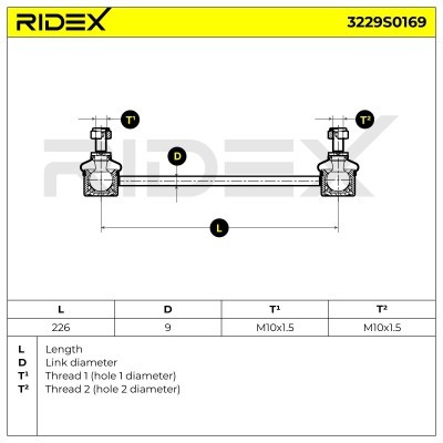 Stabilisator Stange RIDEX 3229S0169 3229S0169 - foto 7