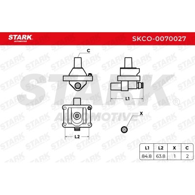 Zündspule Stark SKCO-0070027 SKCO-0070027 - foto 3