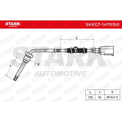 Abgastemperatursensor Stark SKEGT-1470150 SKEGT-1470150 - foto 6
