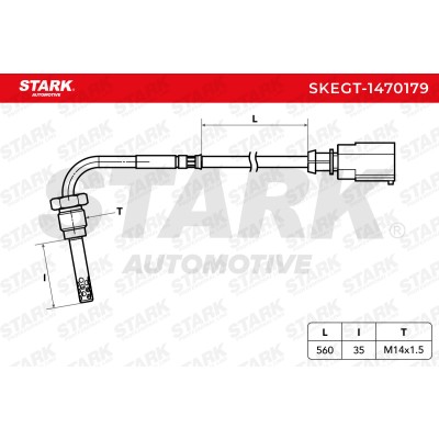 Abgastemperatursensor Stark SKEGT-1470179 SKEGT-1470179 - foto 6