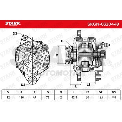 Generator Stark SKGN-0320449 SKGN-0320449 - foto 5
