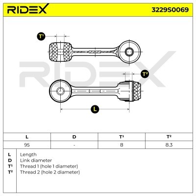 Stabilisator Stange RIDEX 3229S0069 3229S0069 - foto 3