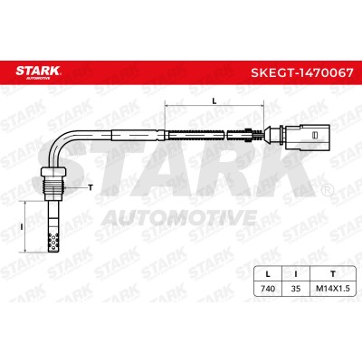 Abgastemperatursensor Stark SKEGT-1470067 SKEGT-1470067 - foto 6