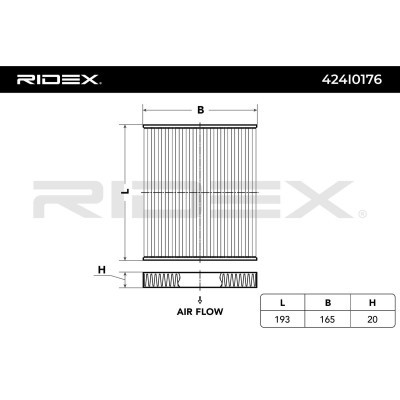 Filter, Innenraumluft RIDEX 424I0176 424I0176 - foto 4