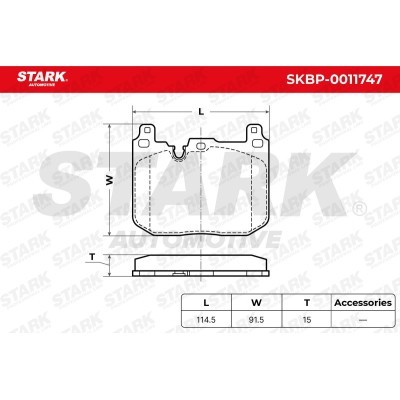 Bremsbeläge Satz Stark SKBP-0011747 SKBP-0011747 - foto 5