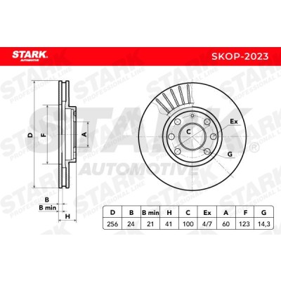 Bremsscheibe Stark SKOP-2023 SKOP-2023 - foto 5