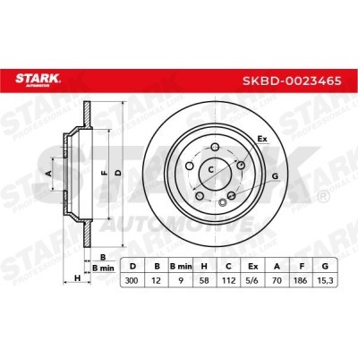 Bremsscheibe Stark SKBD-0023465 SKBD-0023465 - foto 7