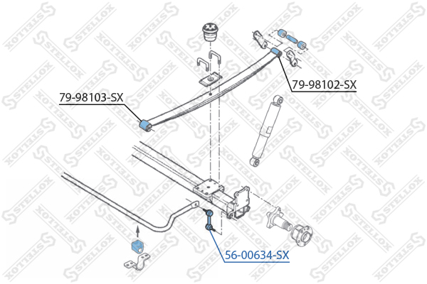 Stabilisator Stange STELLOX 56-00634-SX 56-00634-SX - foto 3