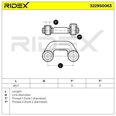 Stabilisator Stange RIDEX 3229S0063 3229S0063 - foto 6