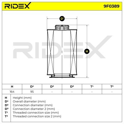 Kraftstofffilter RIDEX 9F0389 9F0389 - foto 6