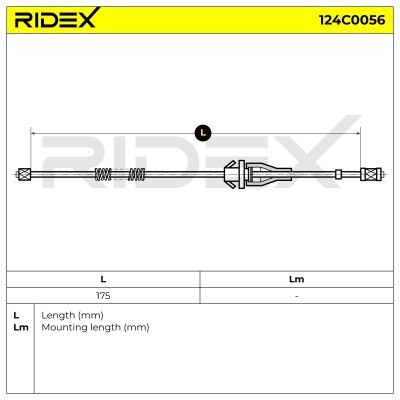 Seilzug, Feststellbremse RIDEX 124C0056 124C0056 - foto 6