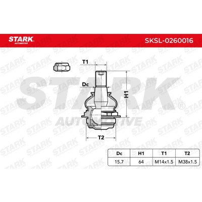 Traggelenk Stark SKSL-0260016 SKSL-0260016 - foto 5