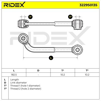 Stabilisator Stange RIDEX 3229S0135 3229S0135 - foto 7