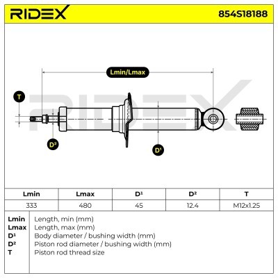 Stoßdämpfer RIDEX 854S18188 854S18188 - foto 7