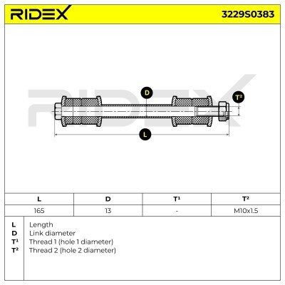Stabilisator Stange RIDEX 3229S0383 3229S0383 - foto 5