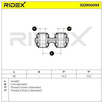 Stabilisator Stange RIDEX 3229S0093 3229S0093 - foto 5