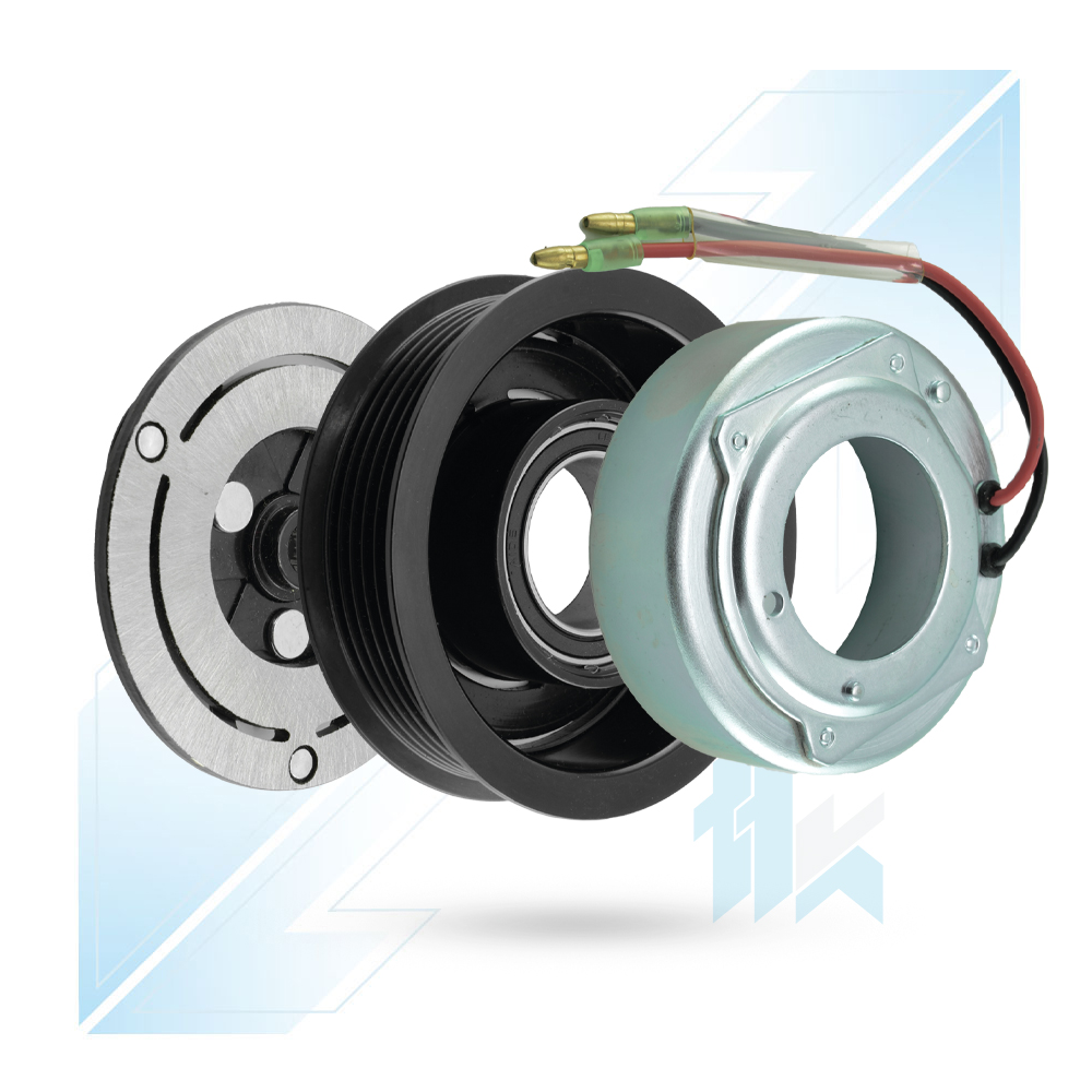 Klimakompressor Magnetkupplung (12V) MITSUBISHI QS90 6PK (PV6) Ø99/Ø95 Chevrolet (DAC) 112MQ90600 - foto 4