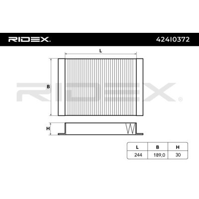 Filter, Innenraumluft RIDEX 424I0372 424I0372 - foto 4