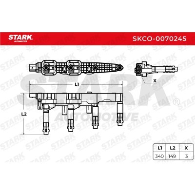 Zündspule Stark SKCO-0070245 SKCO-0070245 - foto 3