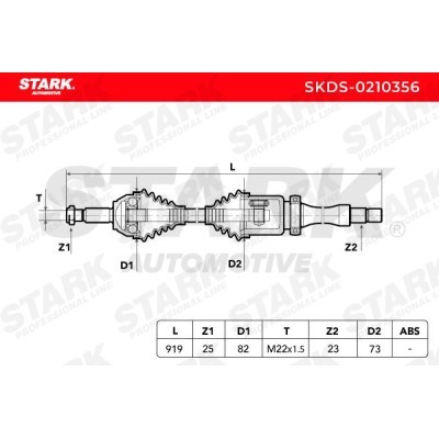 Antriebswelle Stark SKDS-0210356 SKDS-0210356 - foto 7