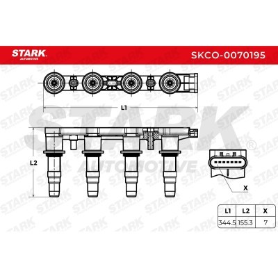 Zündspule Stark SKCO-0070195 SKCO-0070195 - foto 6