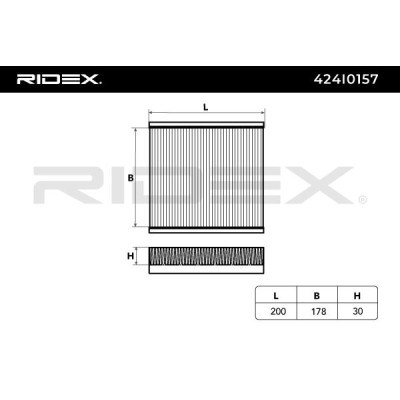 Filter, Innenraumluft RIDEX 424I0157 424I0157 - foto 5