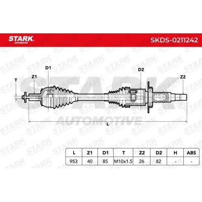 Antriebswelle Stark SKDS-0211242 SKDS-0211242 - foto 3