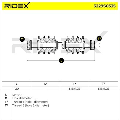 Stabilisator Stange RIDEX 3229S0335 3229S0335 - foto 5