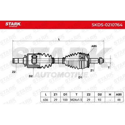 Antriebswelle Stark SKDS-0210764 SKDS-0210764 - foto 5