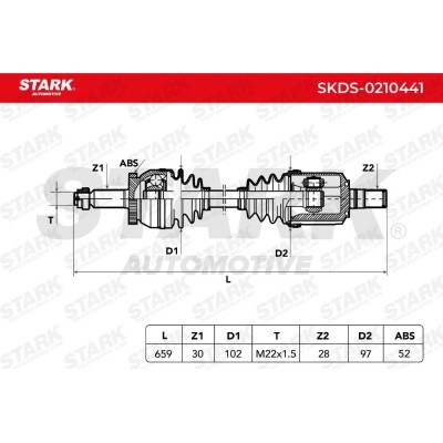 Antriebswelle Stark SKDS-0210441 SKDS-0210441 - foto 7