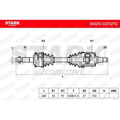 Antriebswelle Stark SKDS-0211272 SKDS-0211272 - foto 3