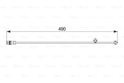Sensor, Bremsbelagverschleiß BOSCH 1 987 474 560 1 987 474 560 - foto 1