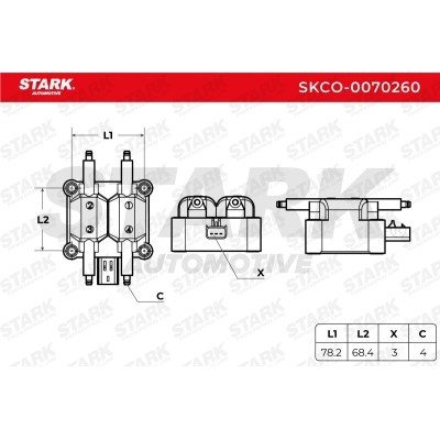 Zündspule Stark SKCO-0070260 SKCO-0070260 - foto 6