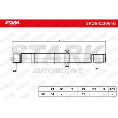 Antriebswelle Stark SKDS-0210640 SKDS-0210640 - foto 14