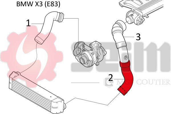 Ladeluftschlauch SEIM 981111 981111 - foto 2