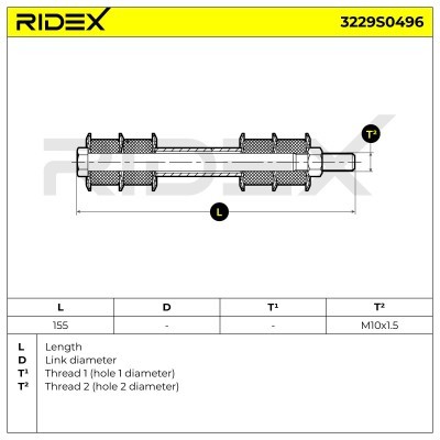 Stabilisator Stange RIDEX 3229S0496 3229S0496 - foto 4